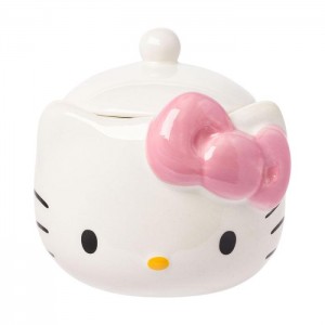 Hello Kitty Hello Kitty Pink Bow Ceramic Storage Jar Blancas | CL_HK55957