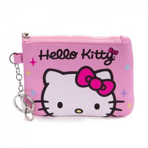 Hello Kitty Hello Kitty Pink Keychain Card Case Rosas | CL_HK83714