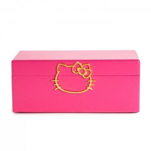 Hello Kitty Hello Kitty Pink Lacquered Jewelry Box Organizer Rosas | CL_HK49314