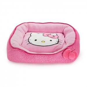 Hello Kitty Hello Kitty Pink Pet Bolster Bed (Small) Rosas | CL_HK99672