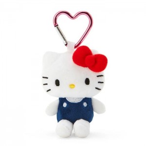 Hello Kitty Hello Kitty Plush Mascot All My Heart Keychain Blancas Azules | CL_HK84023