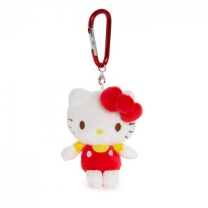 Hello Kitty Hello Kitty Plush Mascot Carabiner Blancas Rojas | CL_HK22060