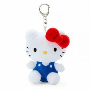 Hello Kitty Hello Kitty Plush Mascot Keychain (Classic) Blancas Azules | CL_HK15060