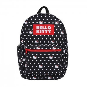 Hello Kitty Hello Kitty Polka Dot Classic Backpack Negras | CL_HK69482