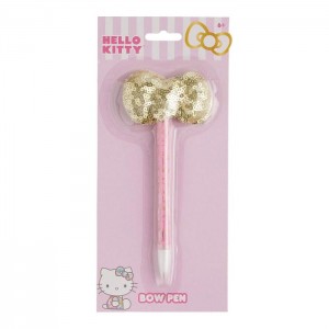 Hello Kitty Hello Kitty Sequined Bow Pen Rosas | CL_HK63607