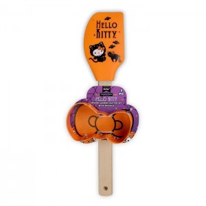 Hello Kitty Hello Kitty Spooky Cookie Cutter Set with Spatula Amarillo | CL_HK94883