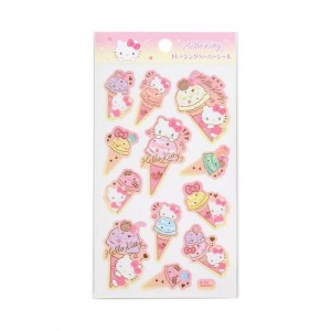 Hello Kitty Hello Kitty Sticker Sheet (Ice Cream Party Series) Rosas | CL_HK58855