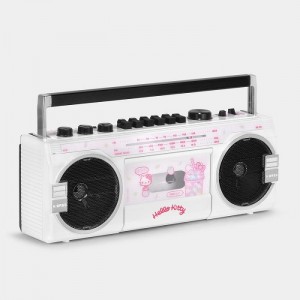 Hello Kitty Hello Kitty Strawberry Kawaii BX-85 Bluetooth Cassette Player Boombox Rosas | CL_HK74489