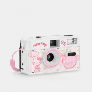 Hello Kitty Hello Kitty Strawberry Planet 35mm Camera Rosas | CL_HK10419