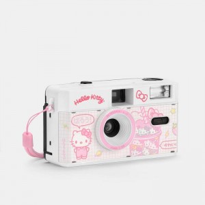 Hello Kitty Hello Kitty Strawberry Shake 35mm Camera Rosas | CL_HK59169