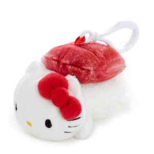 Hello Kitty Hello Kitty Sushi Mascot Clip (Tuna) Blancas Rojas | CL_HK41582