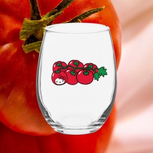 Hello Kitty Hello Kitty Tomato Glass Tumbler Rojas | CL_HK31352