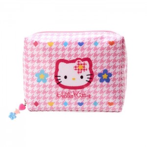 Hello Kitty Hello Kitty Zipper (Floral Houndstooth Series) Rosas | CL_HK29159