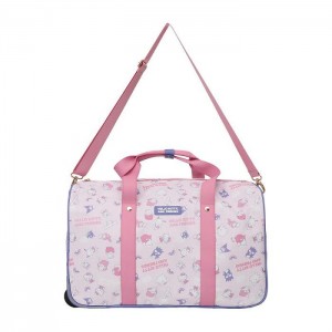 Hello Kitty Hello Kitty and Friends All-Over Print Rolling Duffle Bag Rosas | CL_HK10641