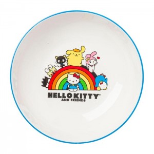 Hello Kitty Hello Kitty and Friends Ceramic Dinner Bowl (Rainbow Parade) Multicolor | CL_HK58032