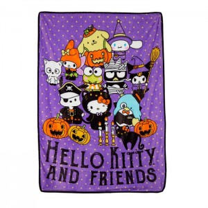 Hello Kitty Hello Kitty and Friends Halloween Portrait Throw Blanket Moradas | CL_HK83861