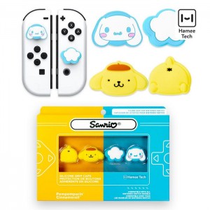 Hello Kitty Hello Kitty and Friends Switch Grip Caps (Cinnamoroll + Pompompurin) Amarillo Azules | CL_HK58120