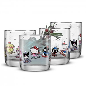 Hello Kitty Hello Kitty and Friends Winter Wonderland Short Glasses Multicolor | CL_HK12505