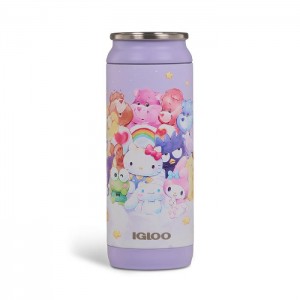 Hello Kitty Hello Kitty and Friends x Care Bears Igloo 16 Oz Can Cooler Moradas | CL_HK58750