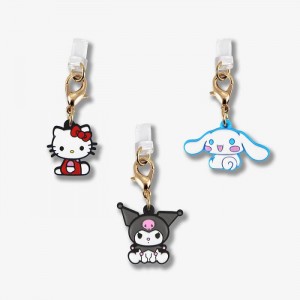 Hello Kitty Hello Kitty and Friends x Sonix Charging Port 3-Pc Charms Set Multicolor | CL_HK93450