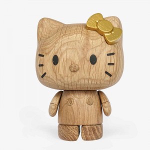 Hello Kitty Hello Kitty x Boyhood Limited Edition Oak Figurine (50th Anniversary) Marrones | CL_HK32419