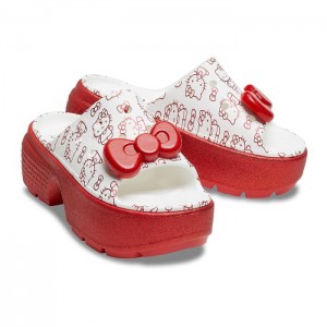 Hello Kitty Hello Kitty x Crocs Adult Stomp Slide Blancas | CL_HK38718