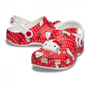 Hello Kitty Hello Kitty x Crocs Toddler Red Classic Clog Rojas | CL_HK37479