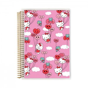 Hello Kitty Hello Kitty x Erin Condren Balloons A5 Coiled Notebook Rosas | CL_HK35858