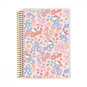 Hello Kitty Hello Kitty x Erin Condren Meadows A5 Coiled Notebook Rosas Azules | CL_HK71924