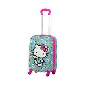 Hello Kitty Hello Kitty x FUL 21" Rainbows Kids Carry-on Luggage Verde | CL_HK47563