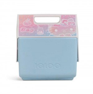 Hello Kitty Hello Kitty x Igloo 50th Anniversary Little Playmate 7 Qt Cooler Azules | CL_HK47939