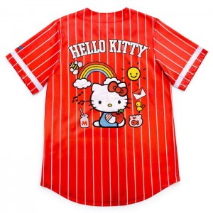 Hello Kitty Hello Kitty x JapanLA Baseball Jersey Rojas | CL_HK18547