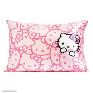 Hello Kitty Hello Kitty x Kitsch Faces Pillowcase (Pink) Rosas | CL_HK81386