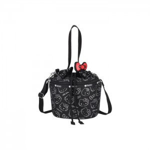 Hello Kitty Hello Kitty x LeSportsac Drawstring (I Am A Star) Negras | CL_HK98287