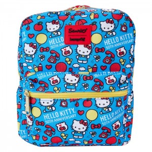 Hello Kitty Hello Kitty x Loungefly 50th Anniversary Classic Mini Azules | CL_HK99404