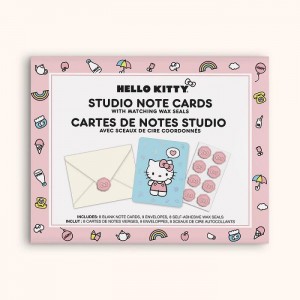 Hello Kitty Hello Kitty x Studio Oh! Classic Pink 25-Pc Note Cards & Wax Seals Set Rosas | CL_HK30177