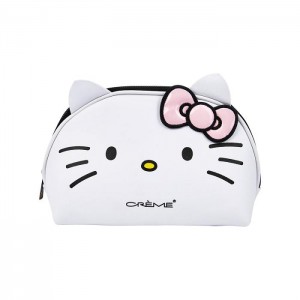 Hello Kitty Hello Kitty x The Crème Shop Dome Makeup Travel Pouch (Pink) Blancas | CL_HK40698