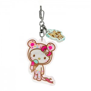 Hello Kitty Hello Kitty x Tokidoki Keychain and Zipper Pull Duo (Kawaii Carnival) Rosas | CL_HK73175