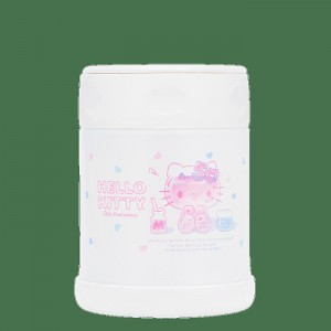 Hello Kitty Hello Kitty x Zojirushi 50th Anniversary Stainless Steel Food Jar Blancas Rosas | CL_HK59909