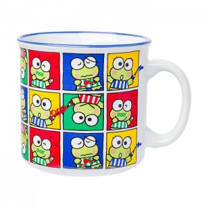 Hello Kitty Keroppi Ceramic Mug (Grid Pose) Multicolor | CL_HK85553