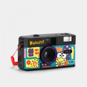 Hello Kitty Keroppi Let's Get Hoppin' 35mm Camera Negras | CL_HK35896