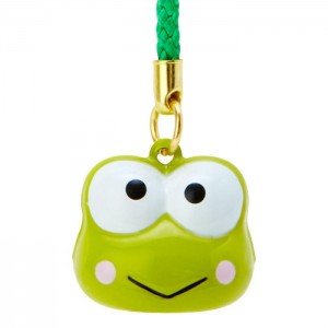 Hello Kitty Keroppi Mini Mascot Bell Charm Verde | CL_HK93531