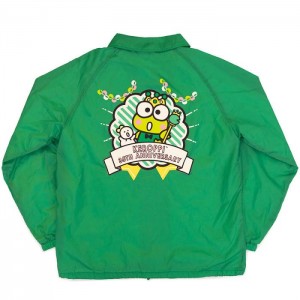 Hello Kitty Keroppi x JapanLA 35th Anniversary Coach Jacket Verde | CL_HK75750