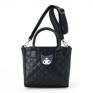 Hello Kitty Kuromi 2-Way Mini Quilted Negras | CL_HK16292