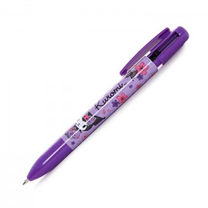 Hello Kitty Kuromi 2-Way Pen and Pencil Duo (Spring Kimono Series) Moradas | CL_HK27213