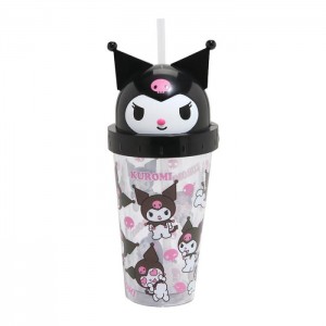 Hello Kitty Kuromi 3D Acrylic Travel Tumbler Negras | CL_HK52705