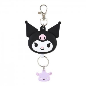 Hello Kitty Kuromi Bestie Face Badge Reel Moradas Negras | CL_HK61673