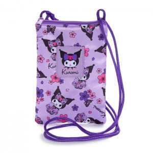 Hello Kitty Kuromi Crossbody Phone Bag (Spring Kimono Series) Moradas | CL_HK39900