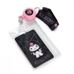 Hello Kitty Kuromi ID Badge Holder (Kuromify Print Series) Negras | CL_HK21573