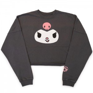 Hello Kitty Kuromi JapanLA Cropped Spirit Jersey Negras | CL_HK59801